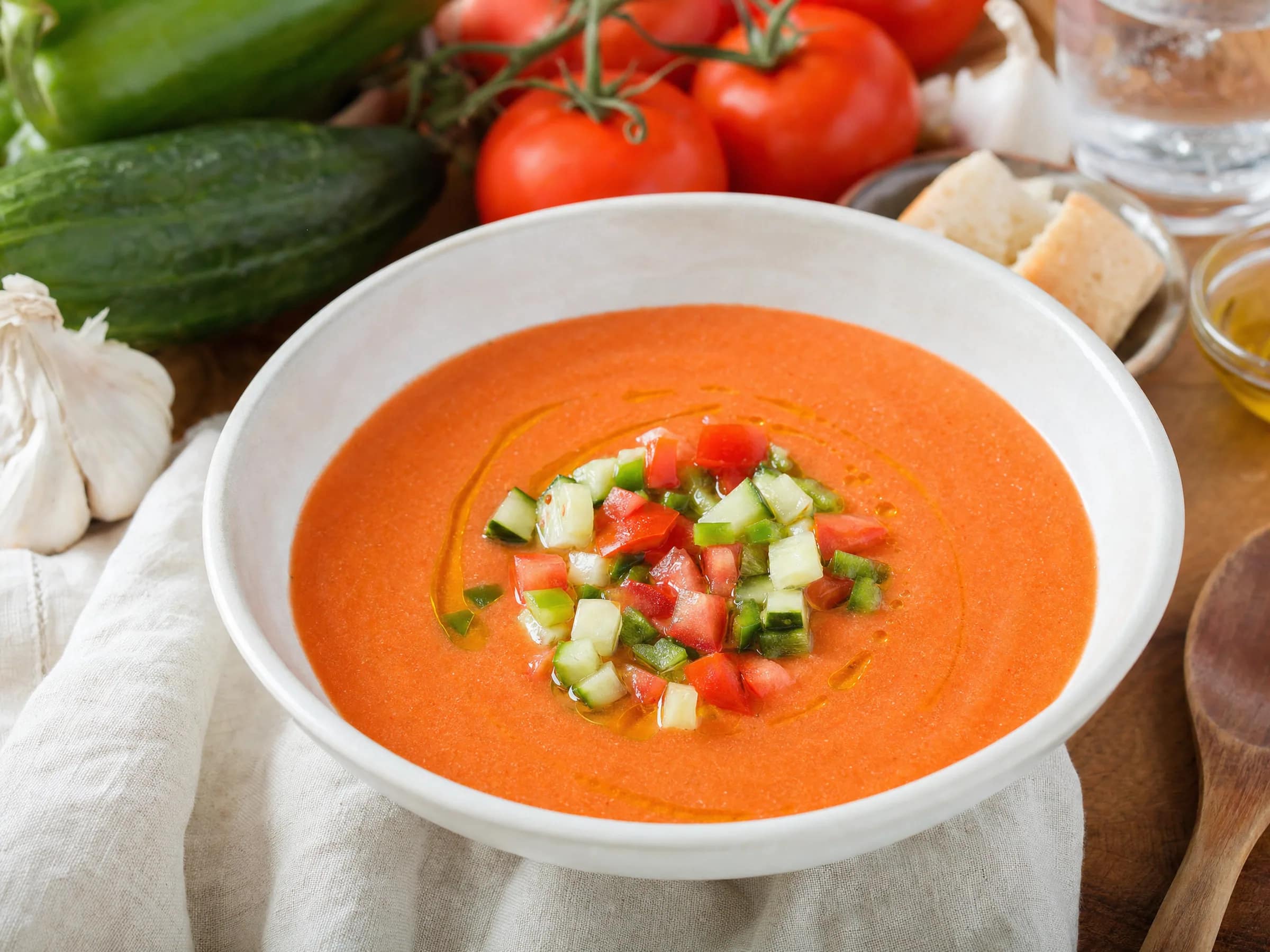 Gazpacho Andaluz samtig kalt – original spanisch