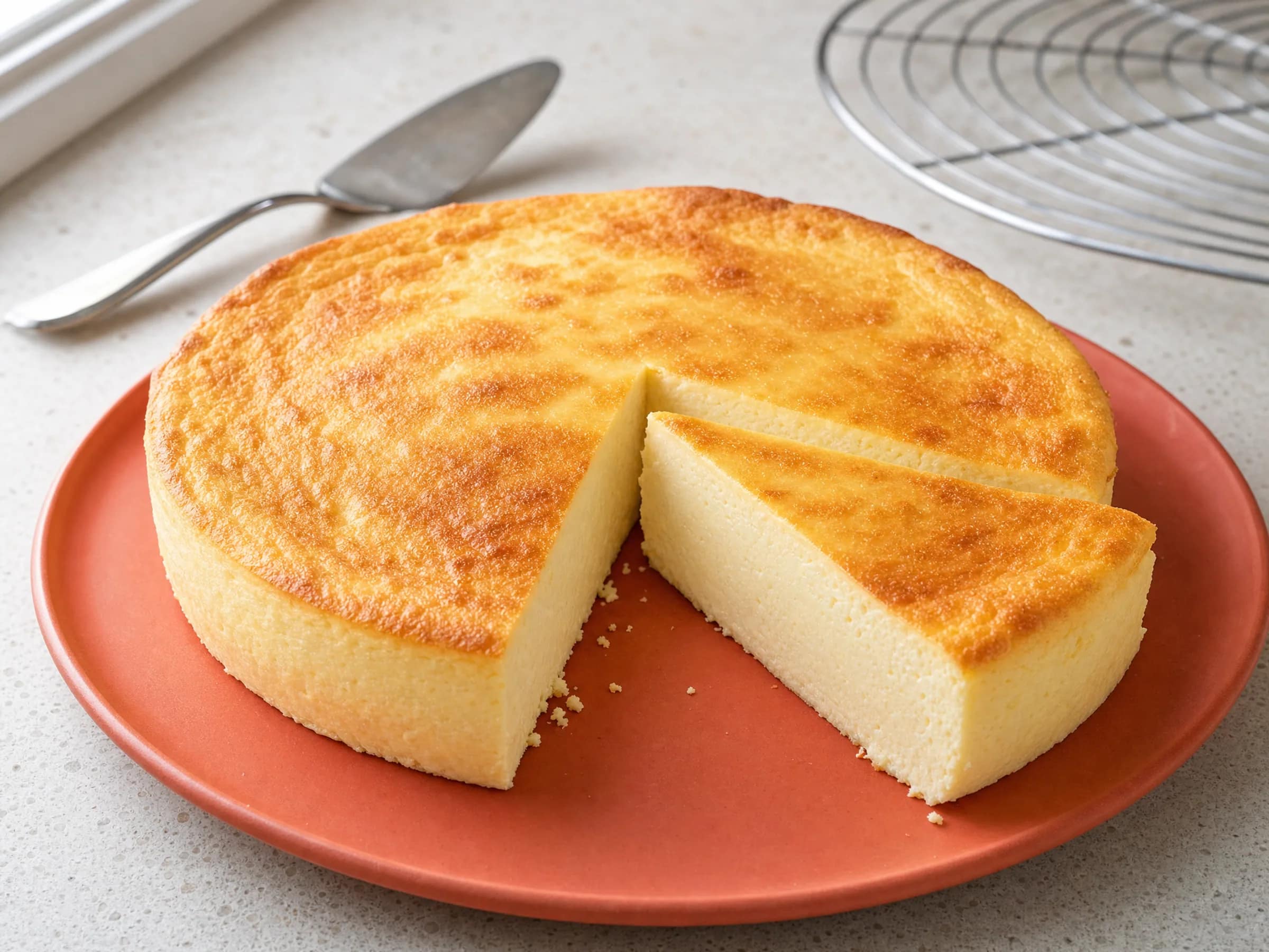 Käsekuchen ohne Boden mit Quark