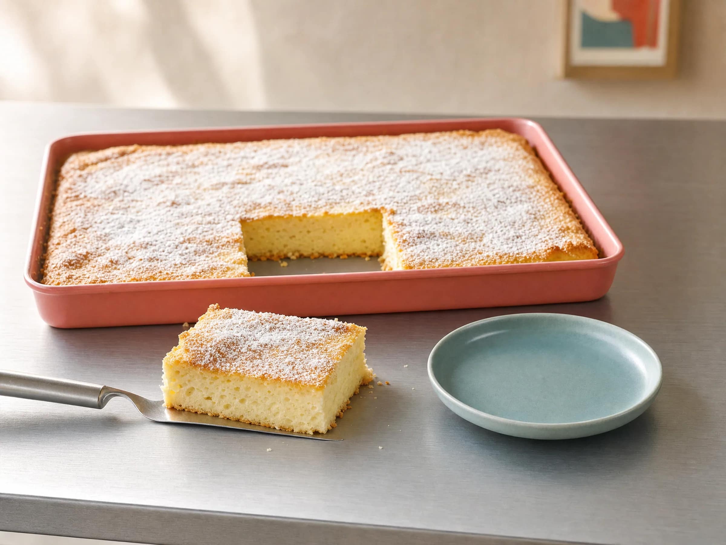 Saure-Sahne-Kuchen vom Blech nach DDR-Art