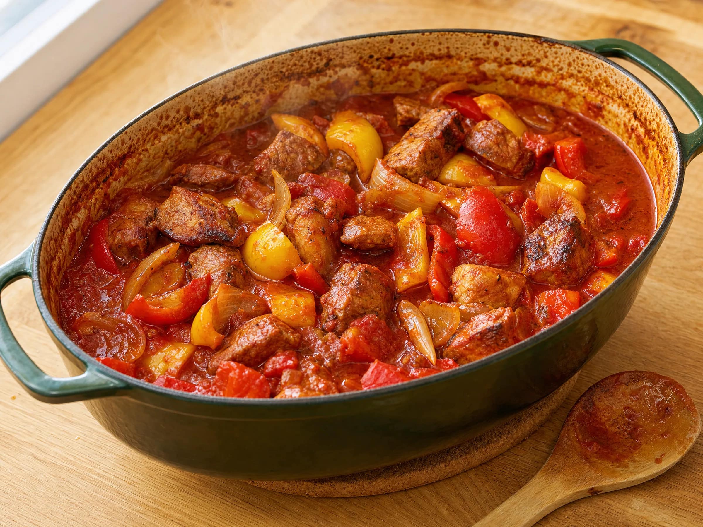 Schaschliktopf aus dem Backofen