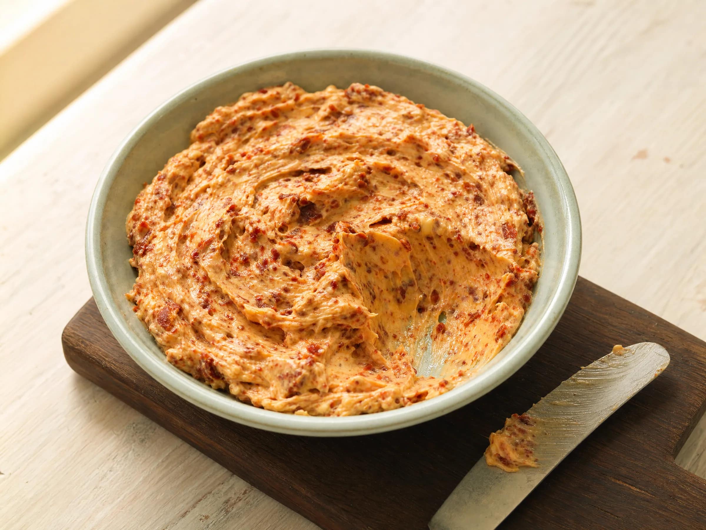 Tomatenbutter mit getrockneten Tomaten