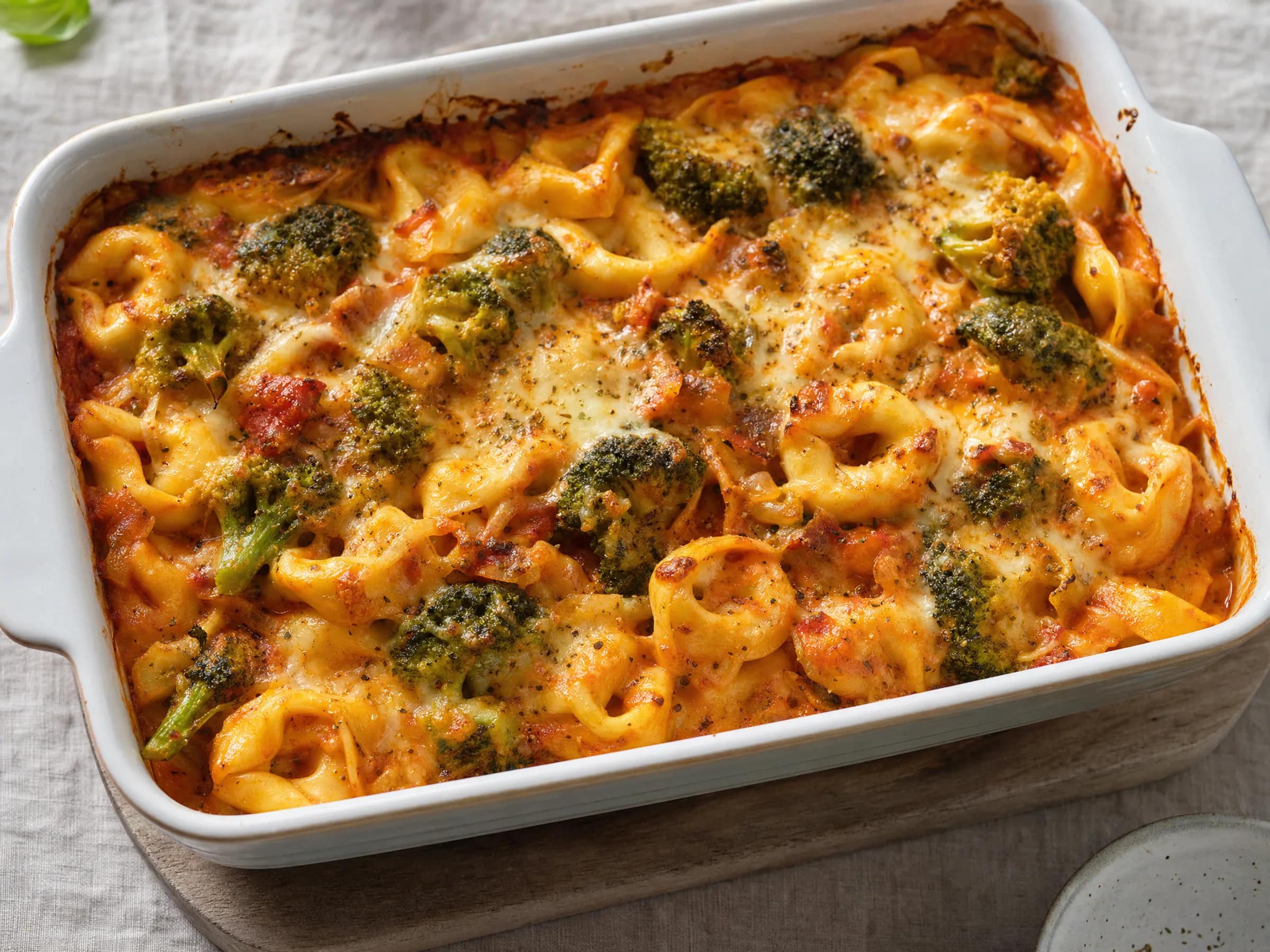 Tortellini-Auflauf mit Brokkoli ohne Vorkochen