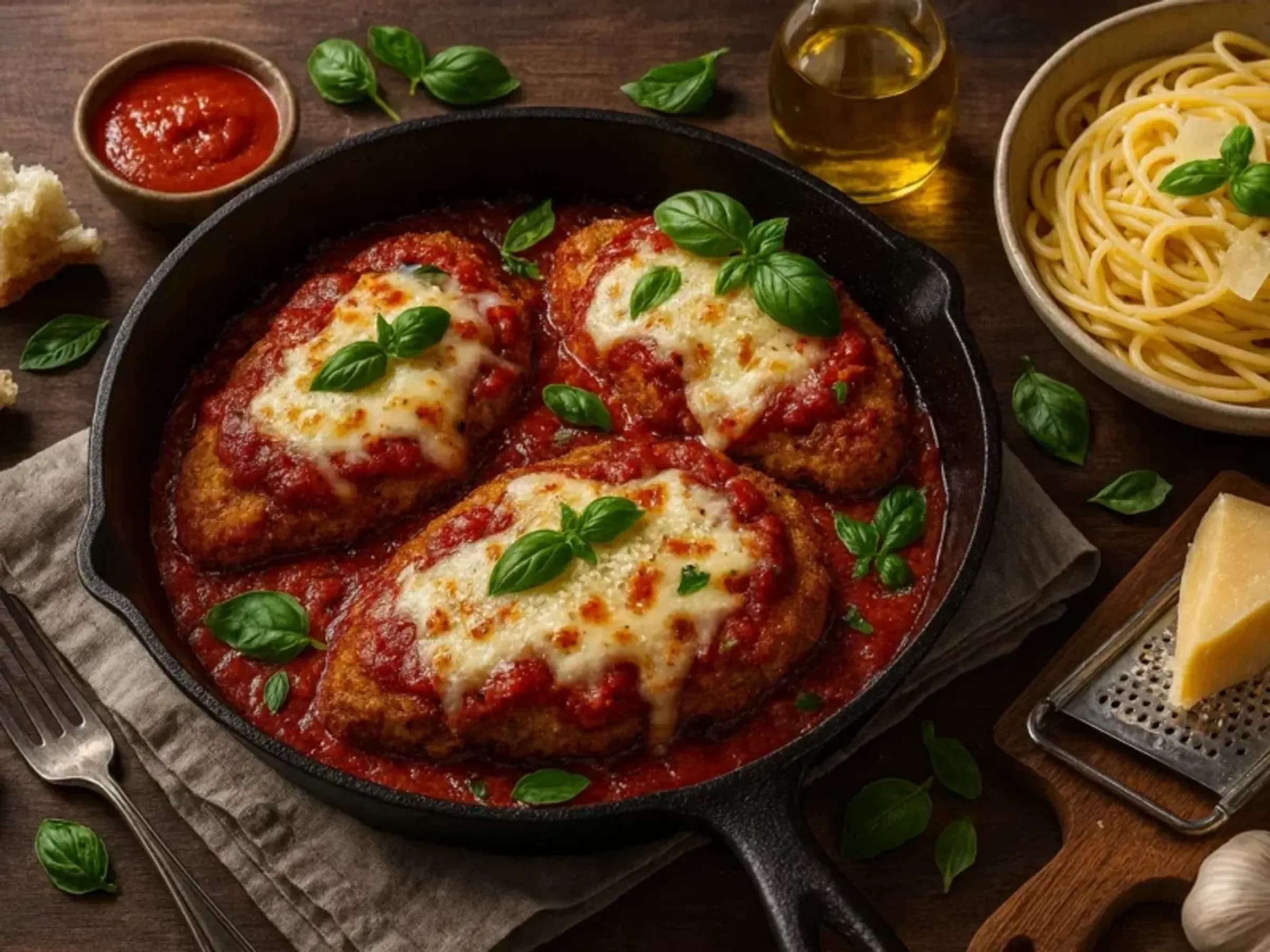 Hähnchen Parmesan (Chicken Parmigiana)