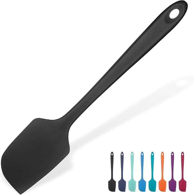 U-Taste großer Silikonspatel, 29 cm, Schwarz