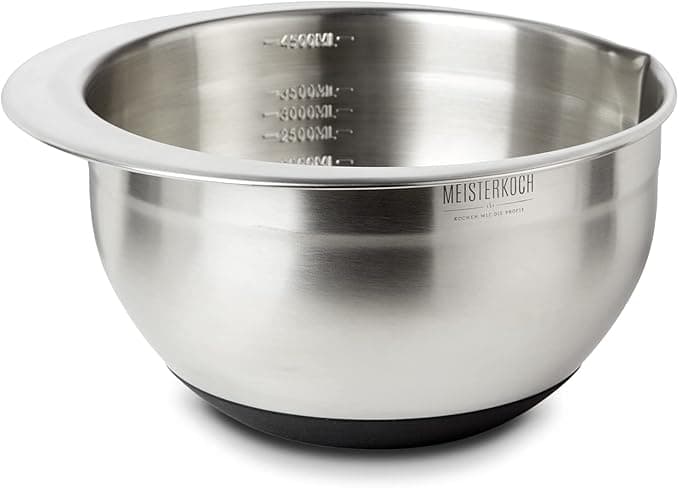 Meisterkoch Edelstahlschüssel, 4,5 l