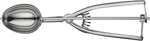 Silit Eisportionierer aus Edelstahl, 22,5 cm, mit Auswerfer