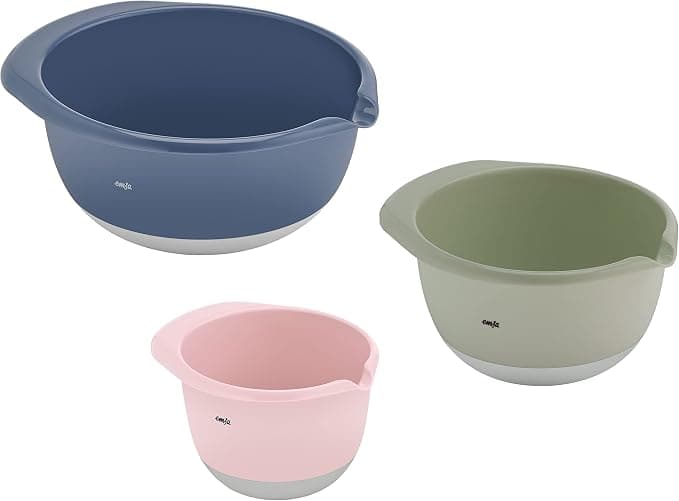 Emsa Prep & Bake Rührschüssel-Set, 1,4 / 2,8 / 4,7 l