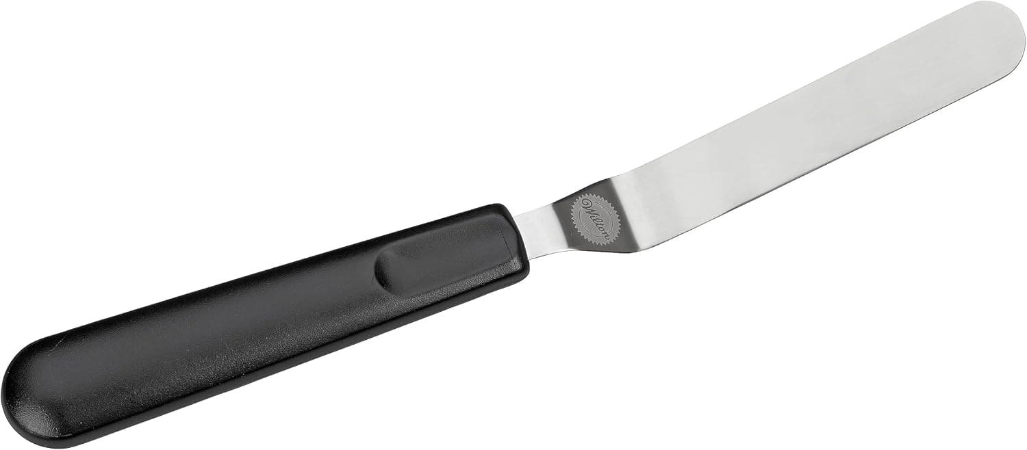 Wilton Comfort Grip Winkelpalette aus Edelstahl, abgewinkelt, 22,5 cm