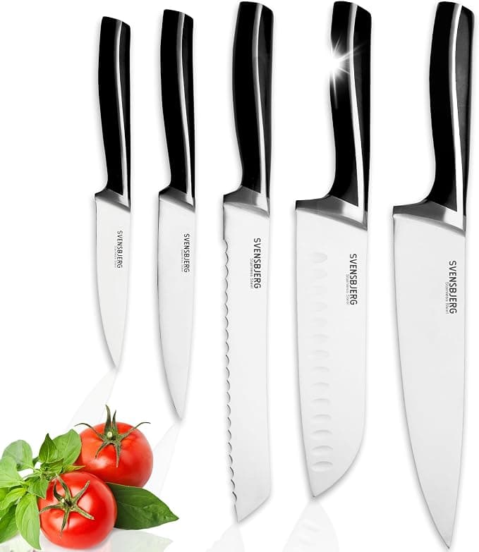 Svensbjerg Küchenmesser-Set, 5-teilig, Edelstahl
