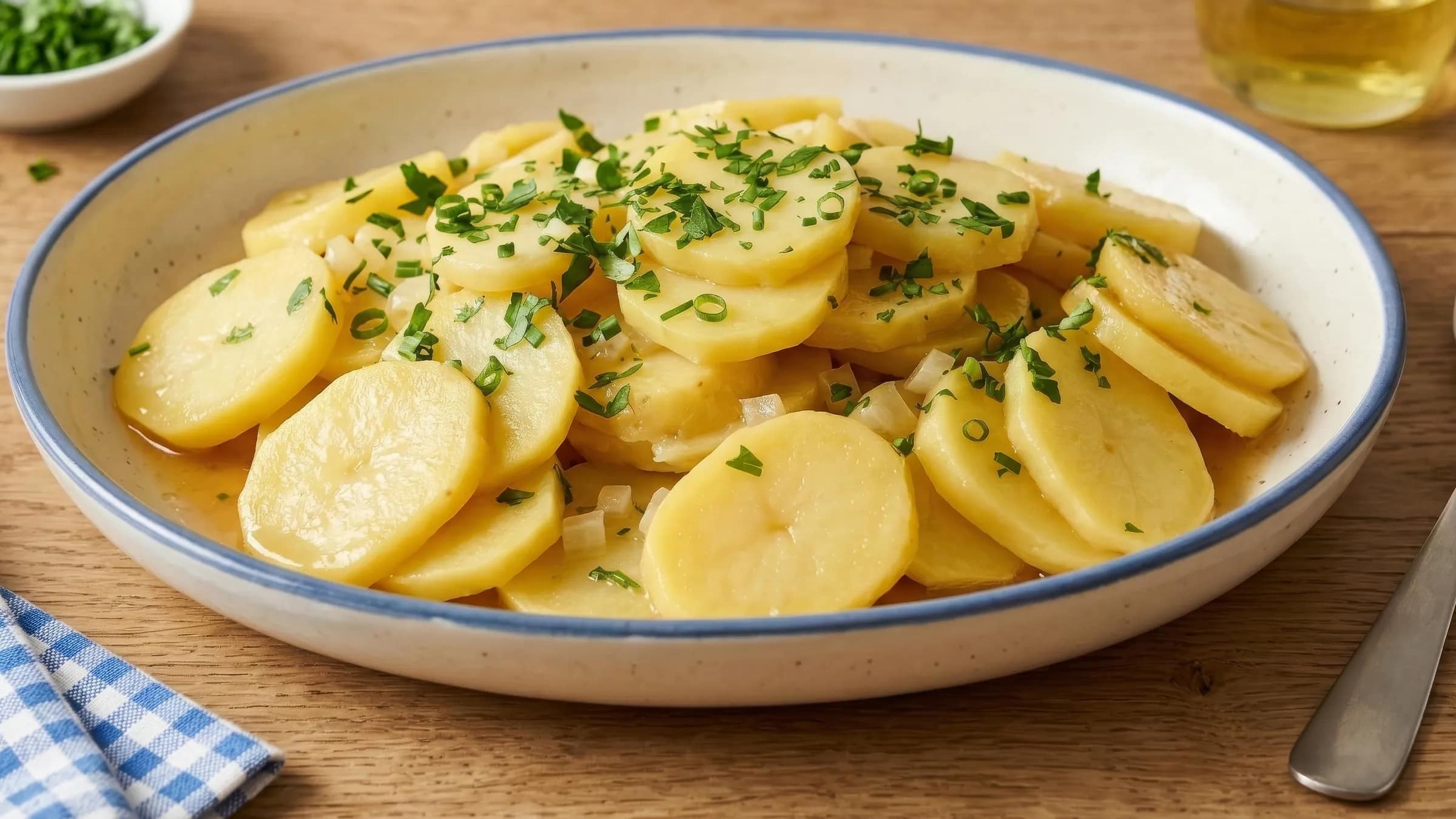 Bayerischer Kartoffelsalat ohne Mayo