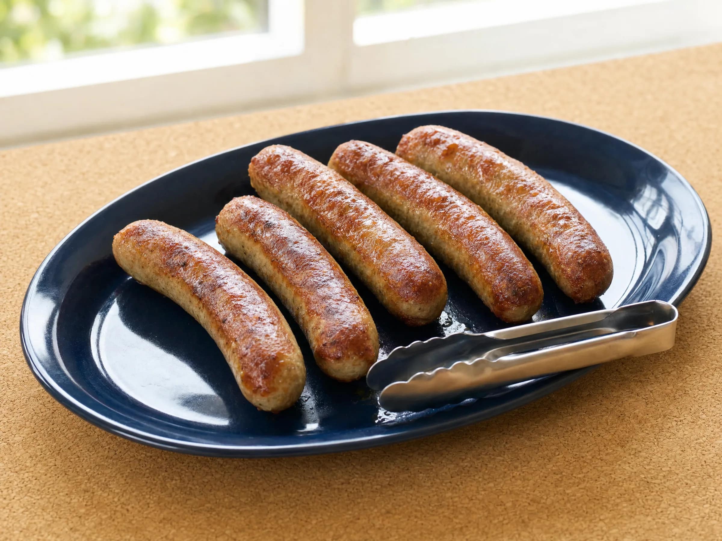 Bratwurst im Airfryer sicher garen