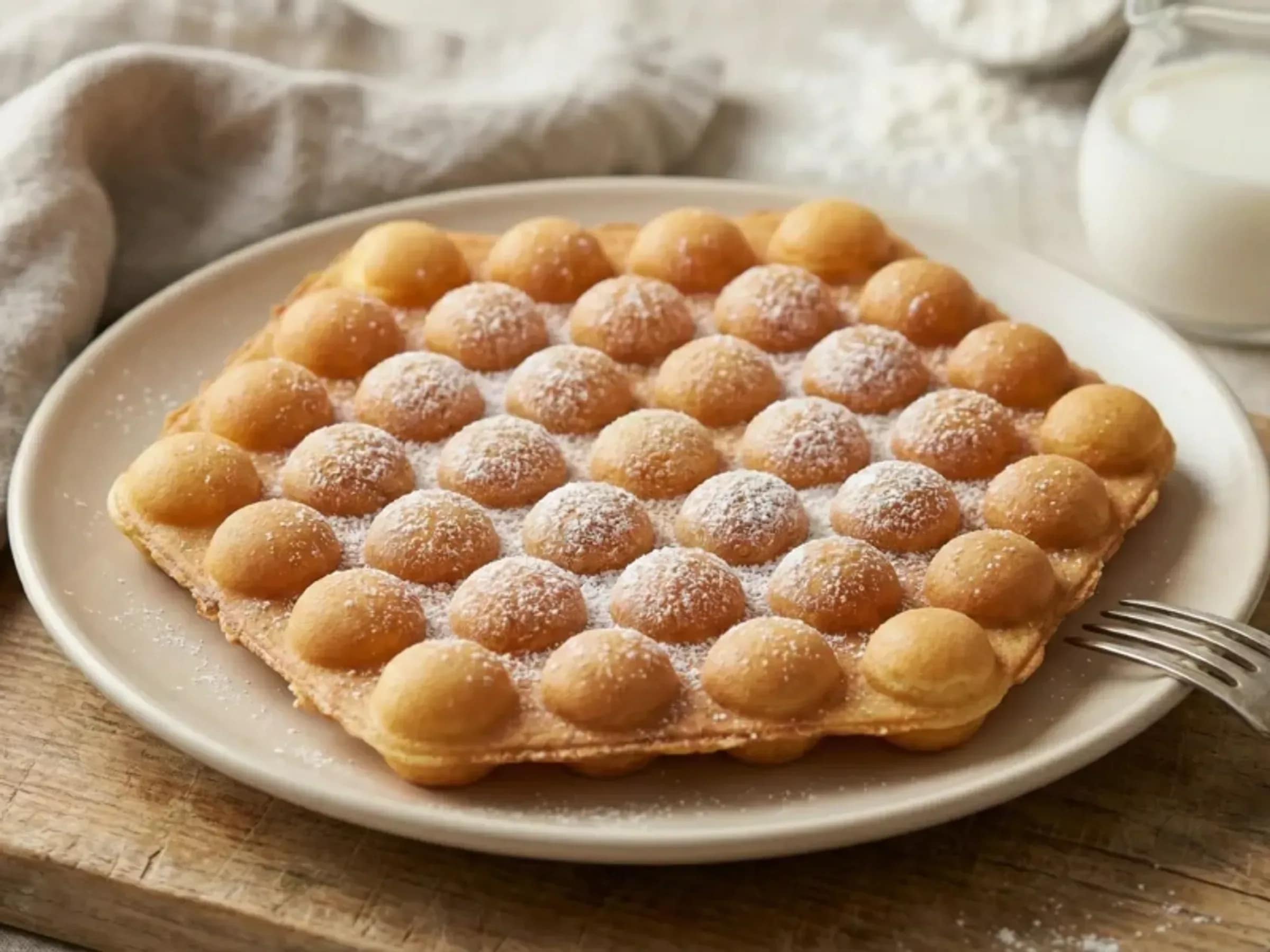 Bubble-Waffelteig für Hong-Kong-Waffeln