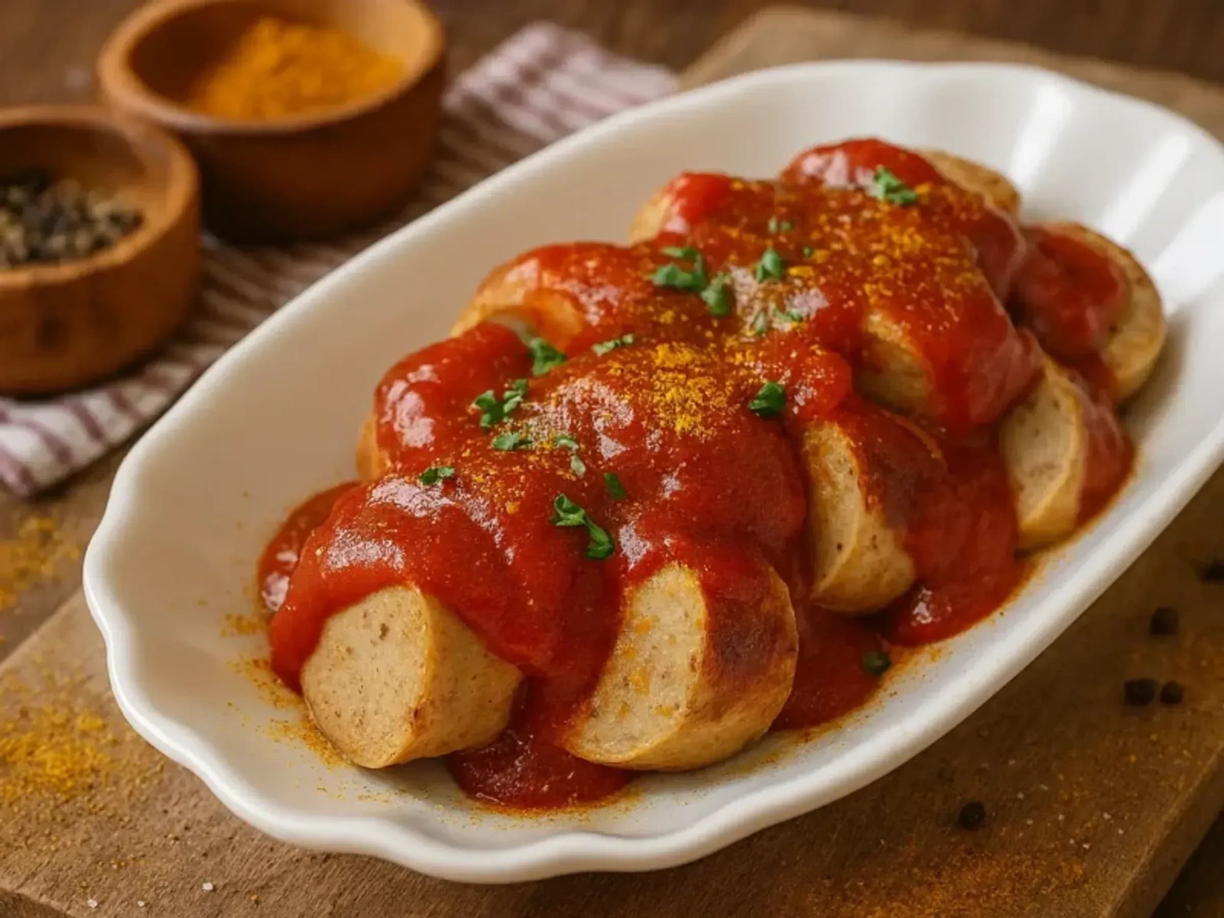 Currywurst Soße selber machen (vegan) – wie vom Imbiss