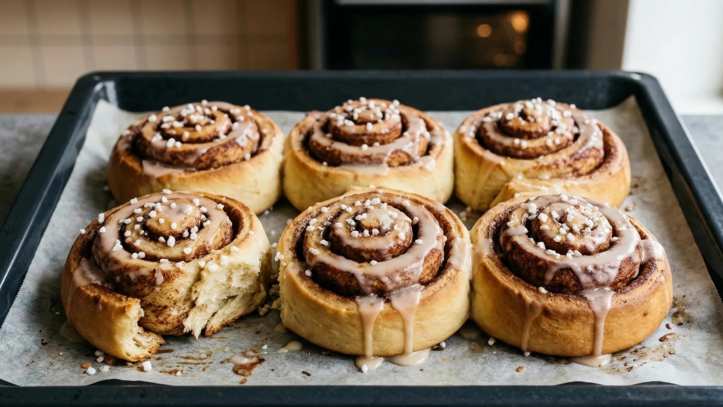 Dänische Zimtschnecken mit Kardamom