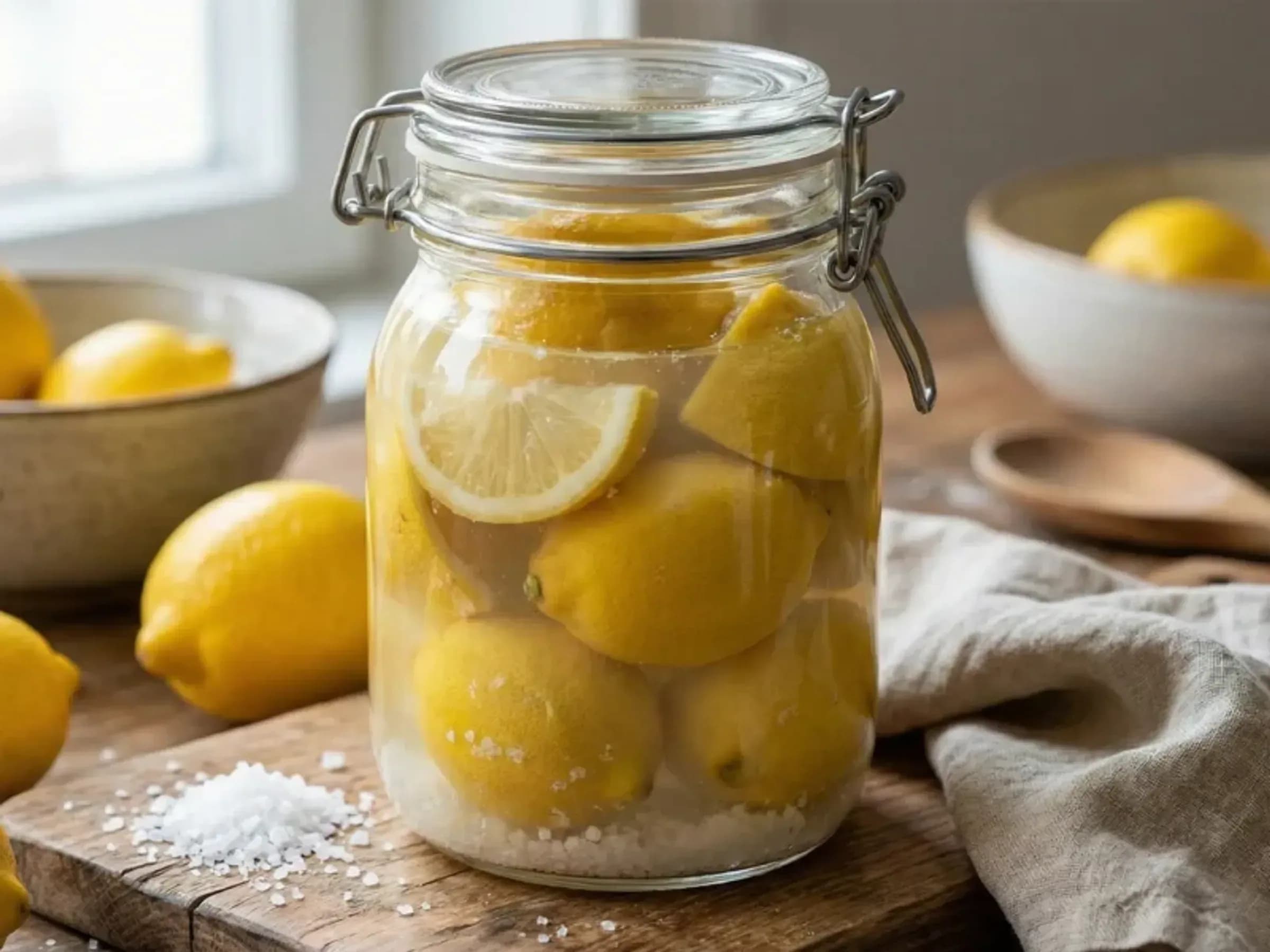 Eingelegte Zitronen (Salzzitronen)