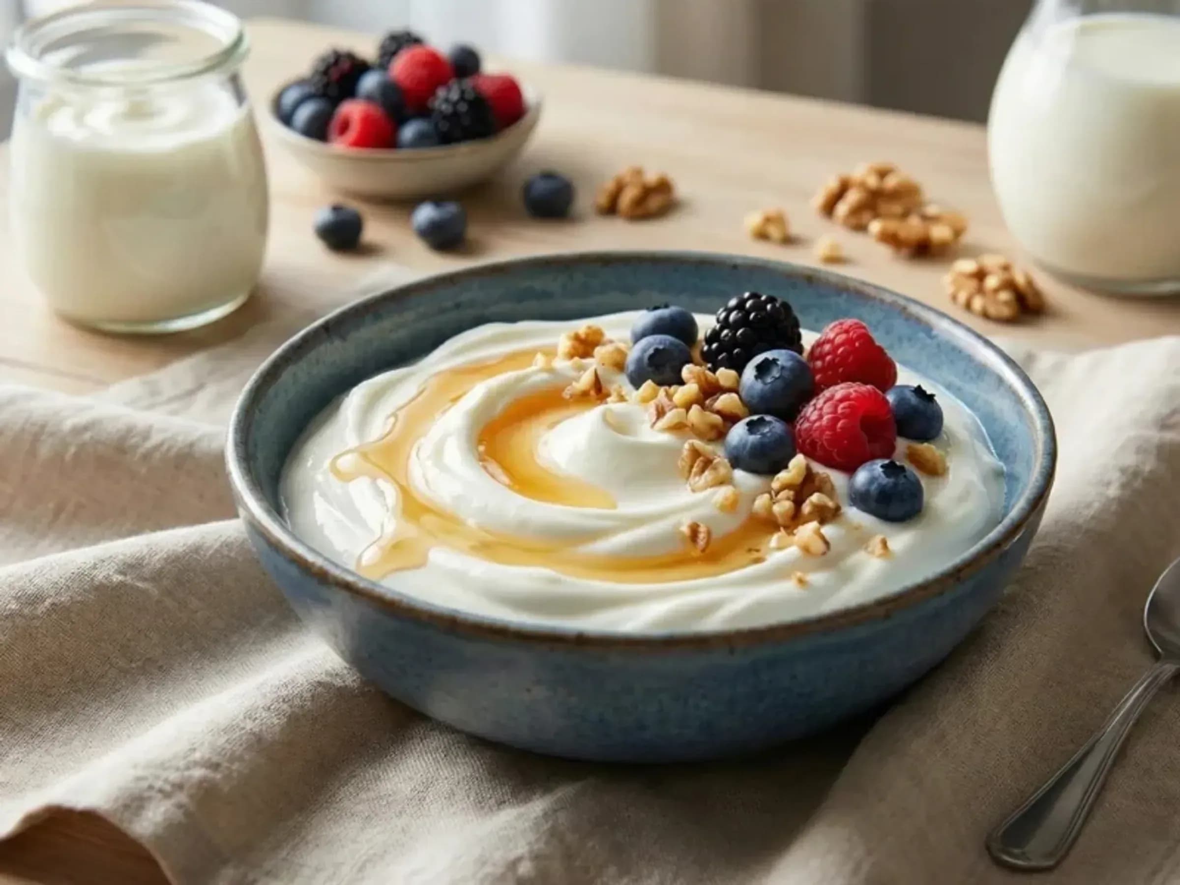 Griechischer Joghurt (selbst gemacht)