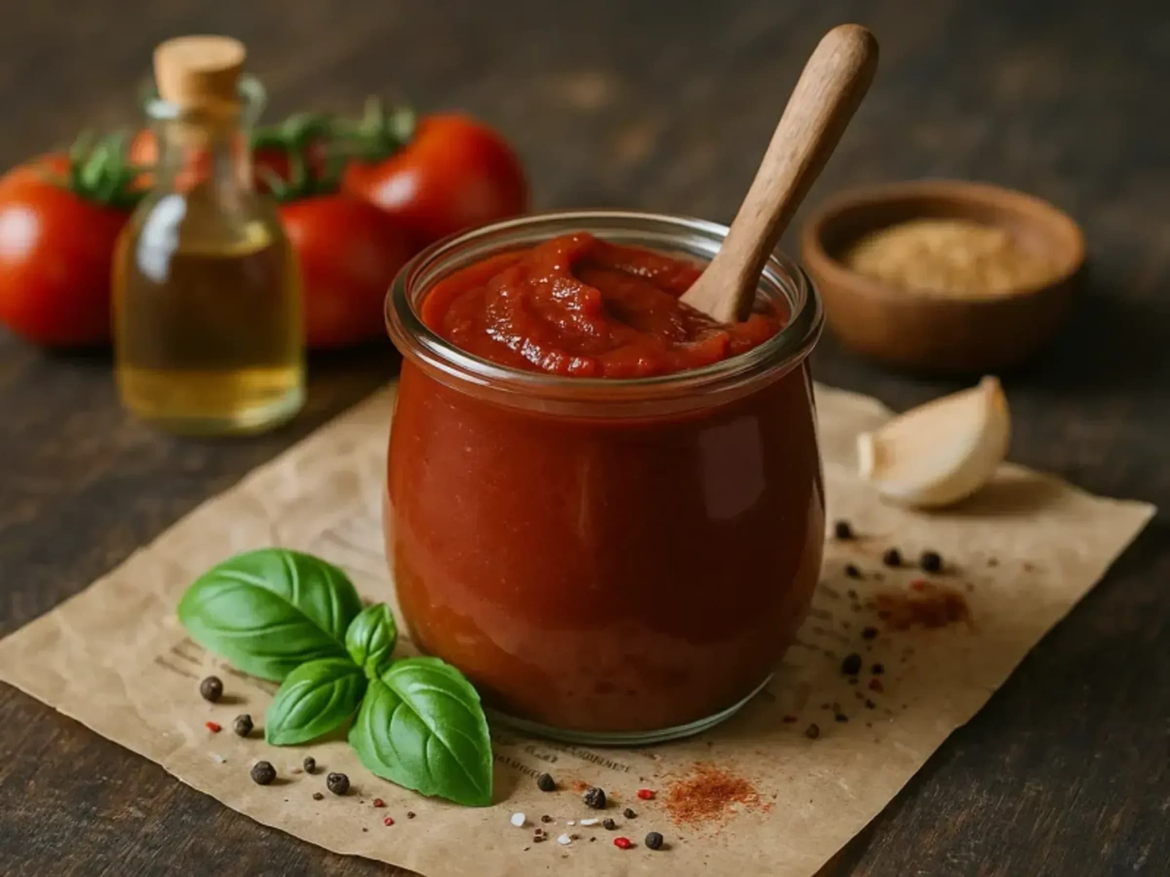 Hausgemachter Tomatenketchup