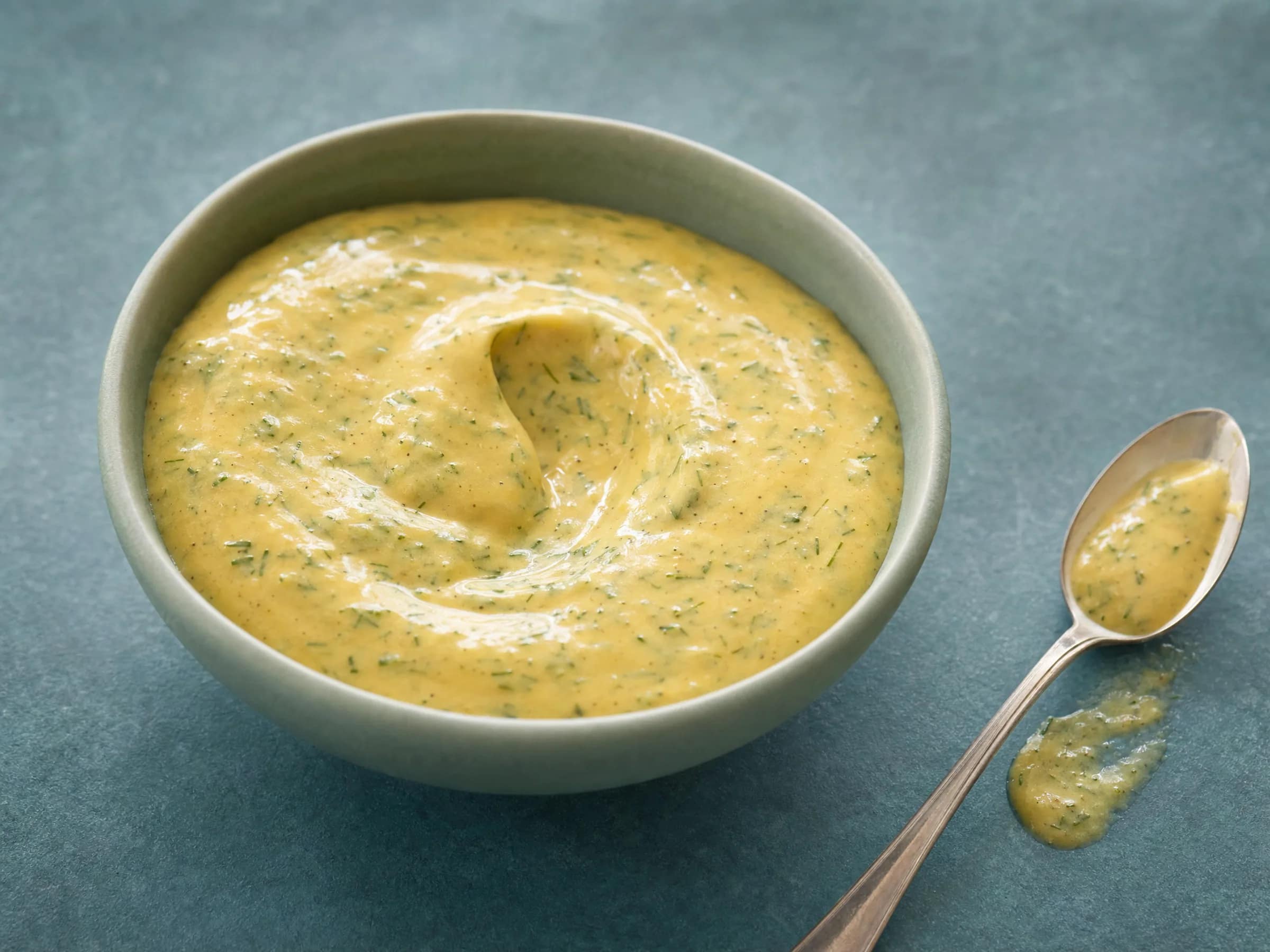 Honig-Senf-Dill-Sauce für Lachs – kalt angerührt