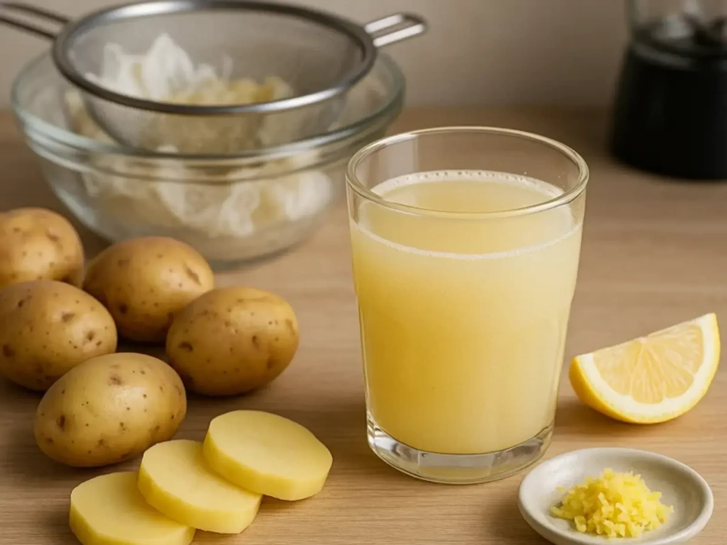 Kartoffelsaft selber machen – Anleitung mit Mixer, Tuch oder Entsafter