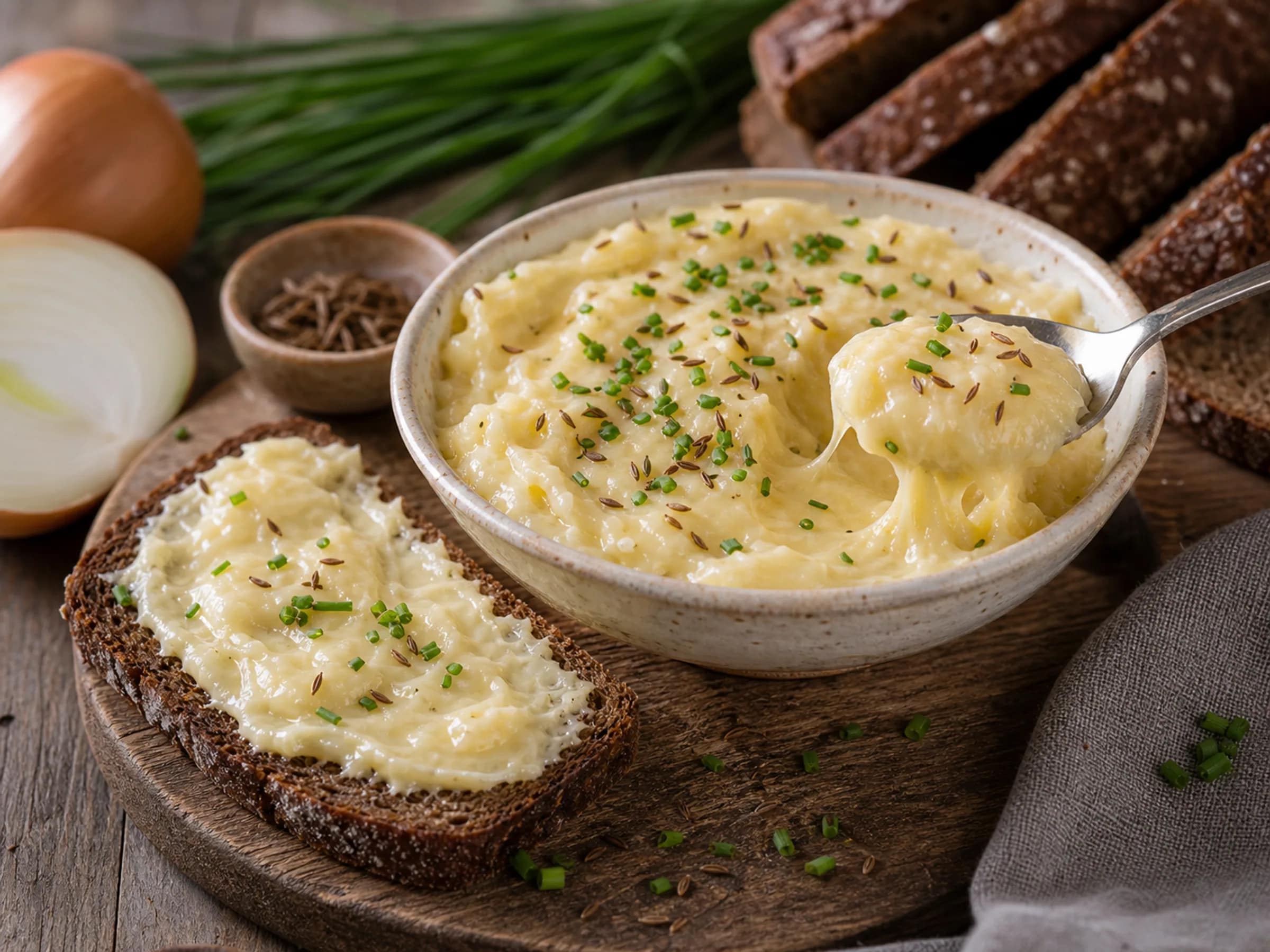 Hessischer Kochkäse mit Harzer Käse