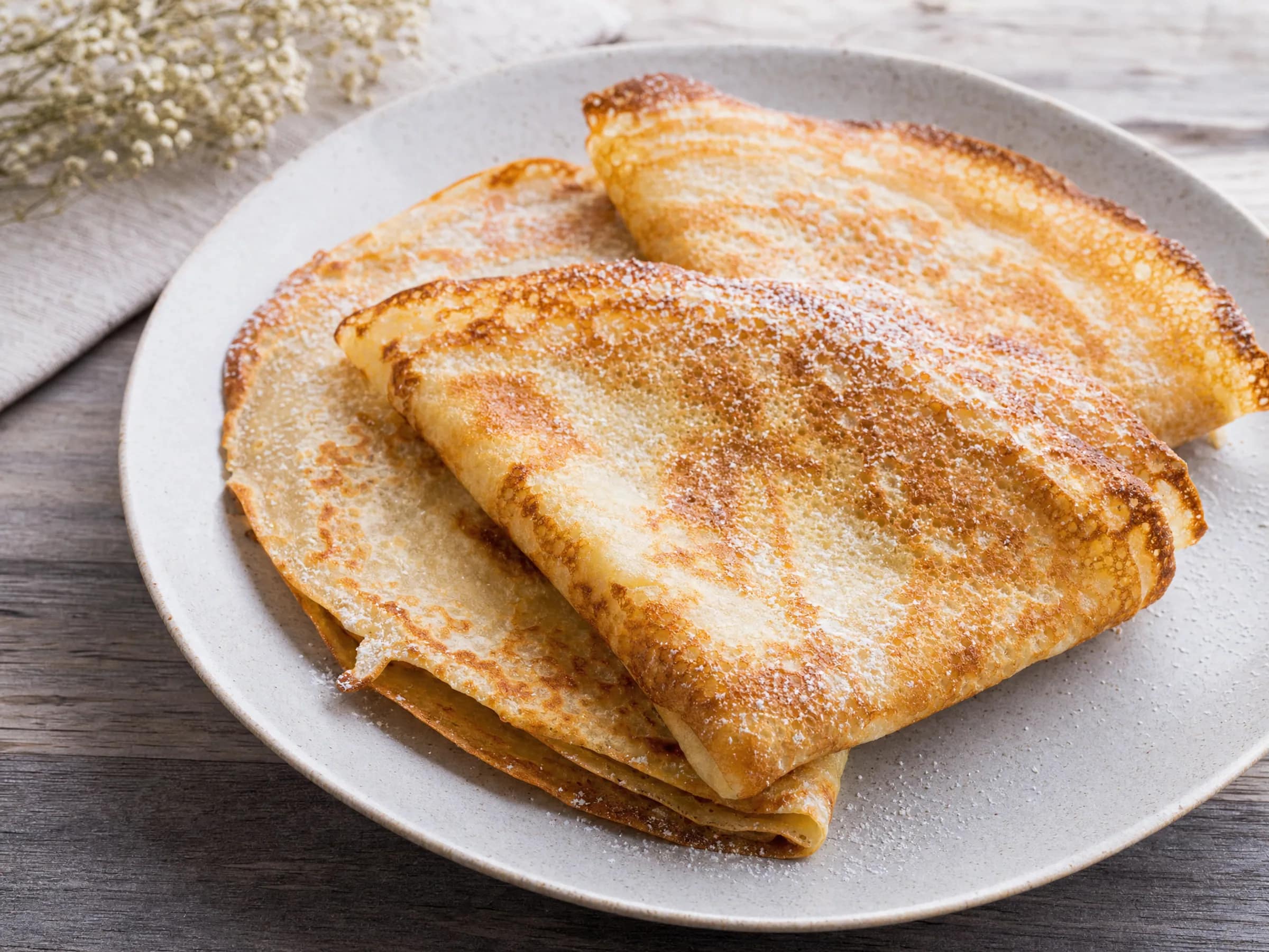 Pfannkuchen ohne Ei und Milch