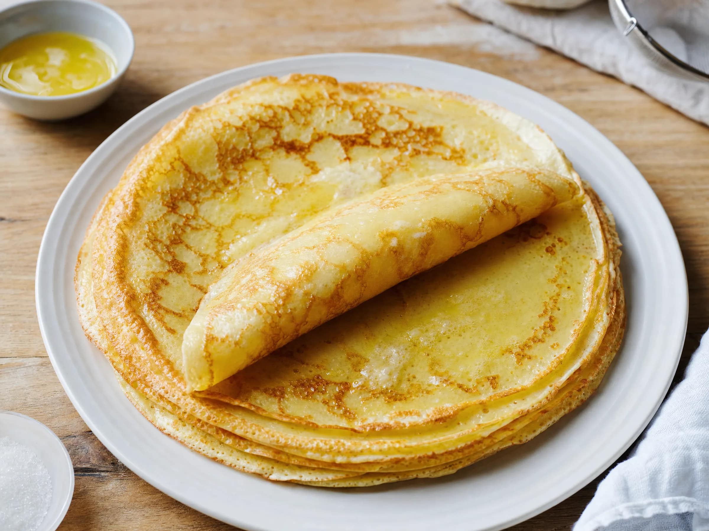 Pfannkuchen wie von Oma – dünn und weich