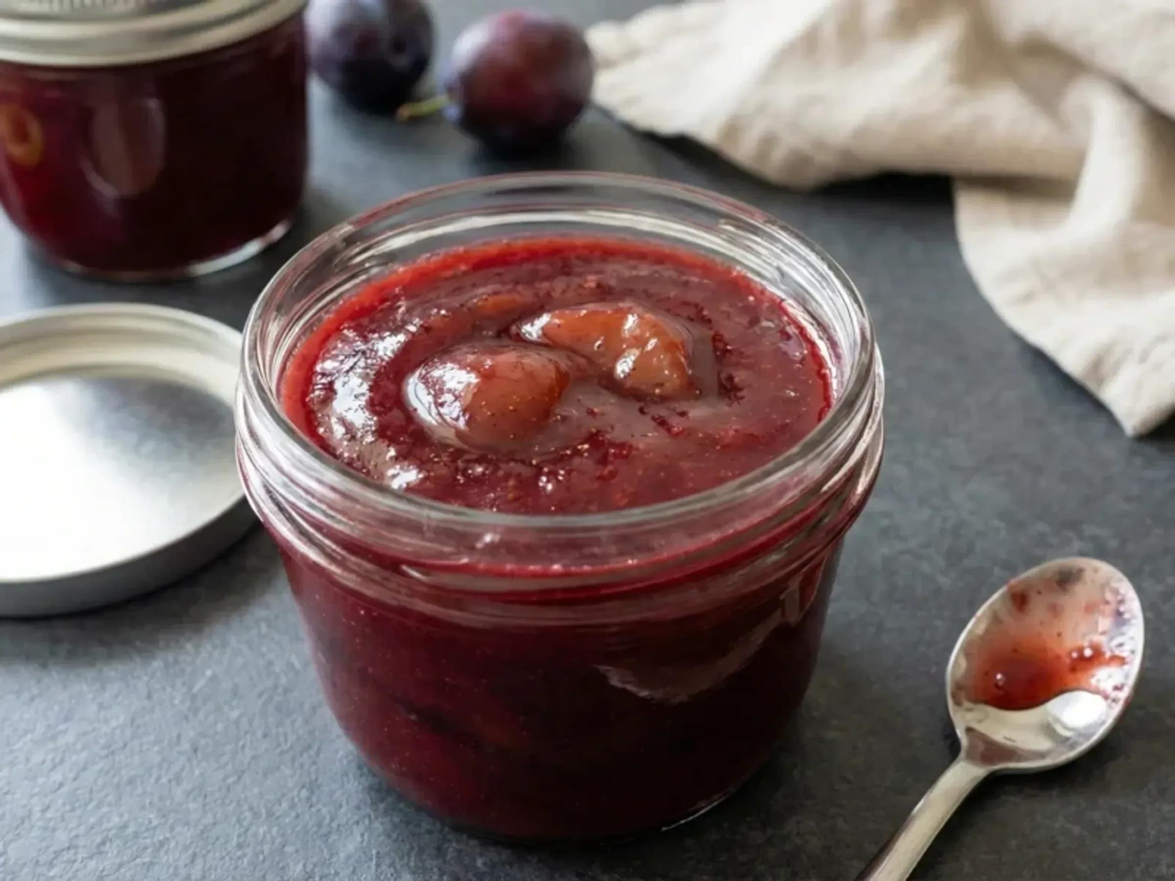 Pflaumenmarmelade mit Gelierzucker 2:1