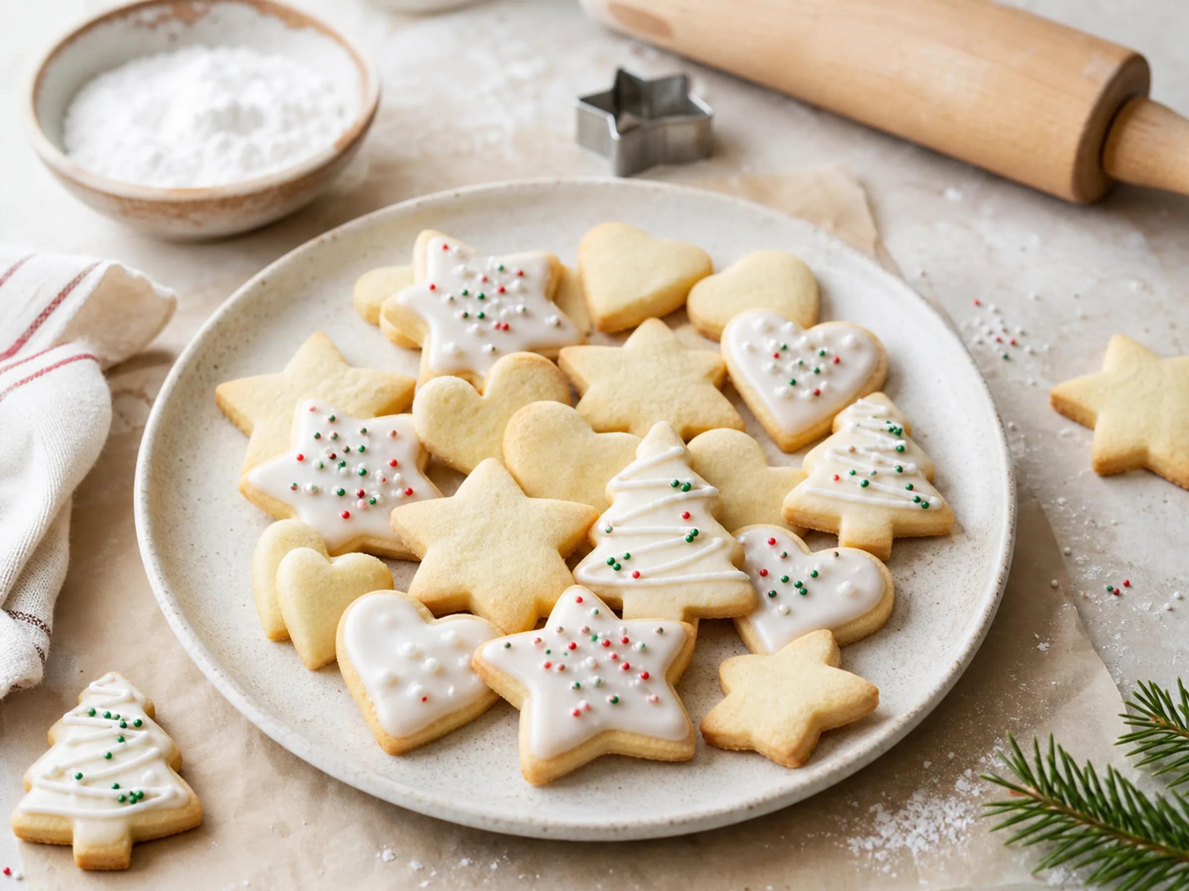 Mürbe Butterplätzchen zum Ausstechen