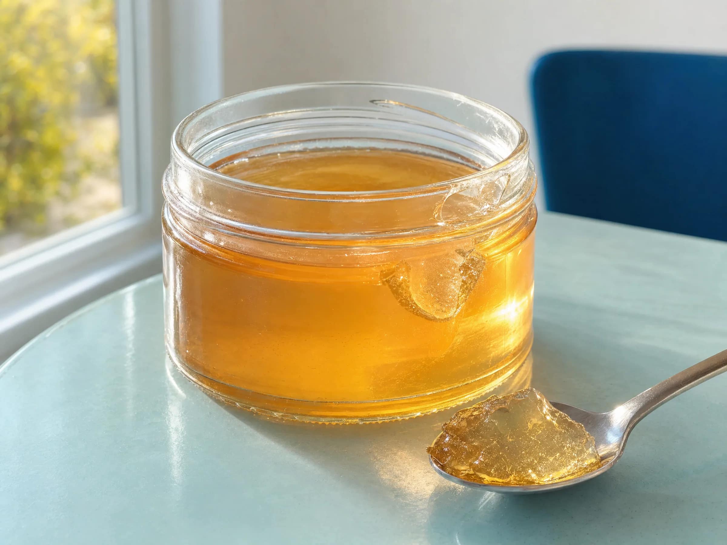 Quittengelee aus selbst gewonnenem Saft