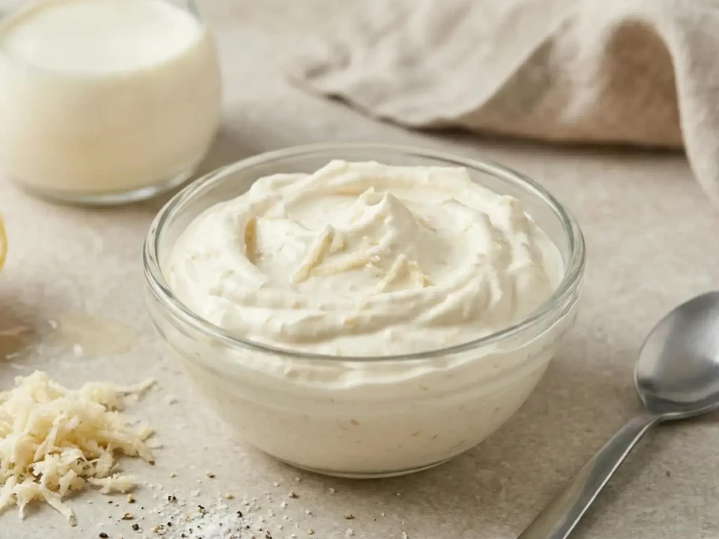 Sahnemeerrettich selber machen mit frischem Meerrettich