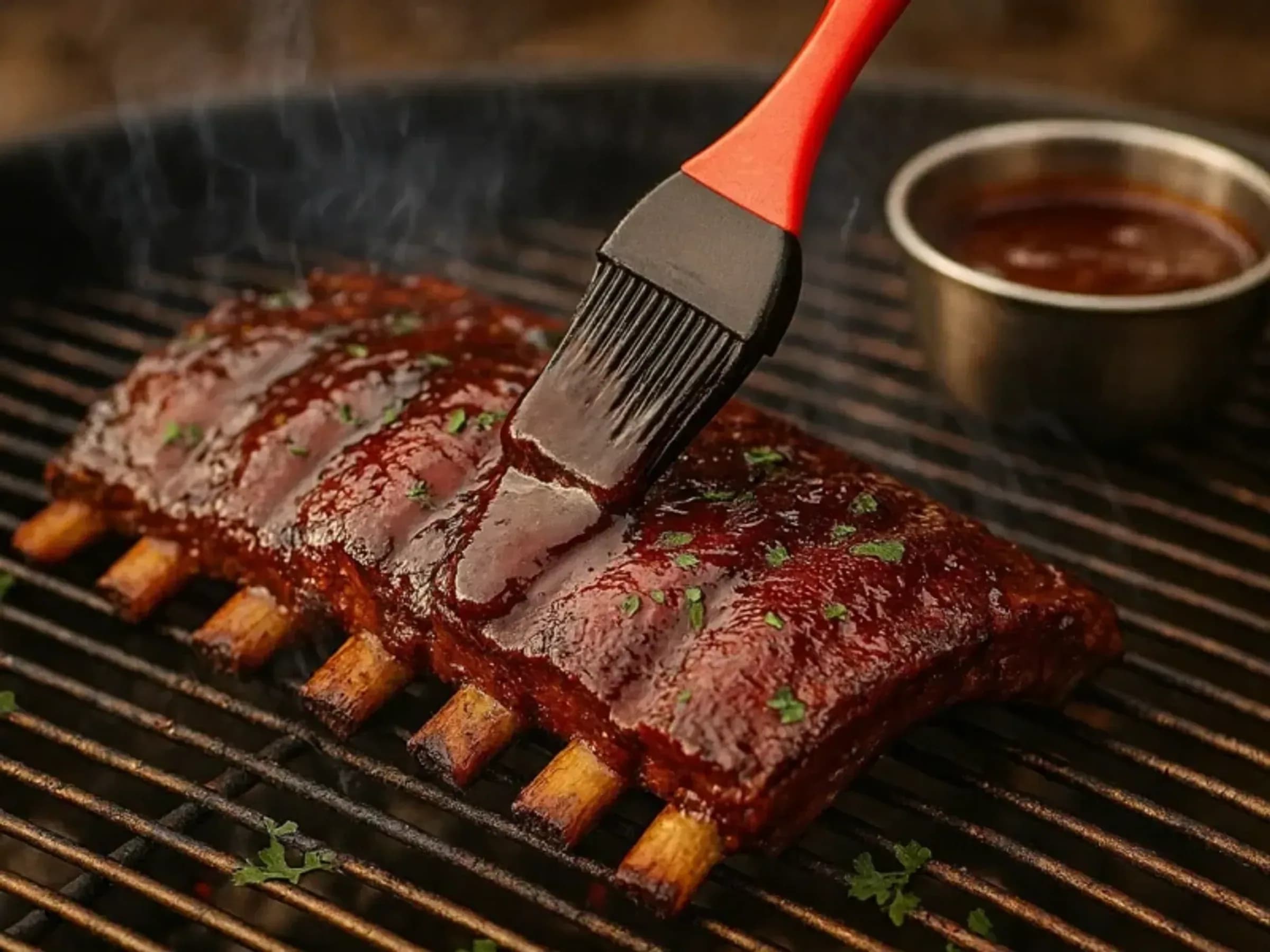 Spareribs mit BBQ‑Glasur