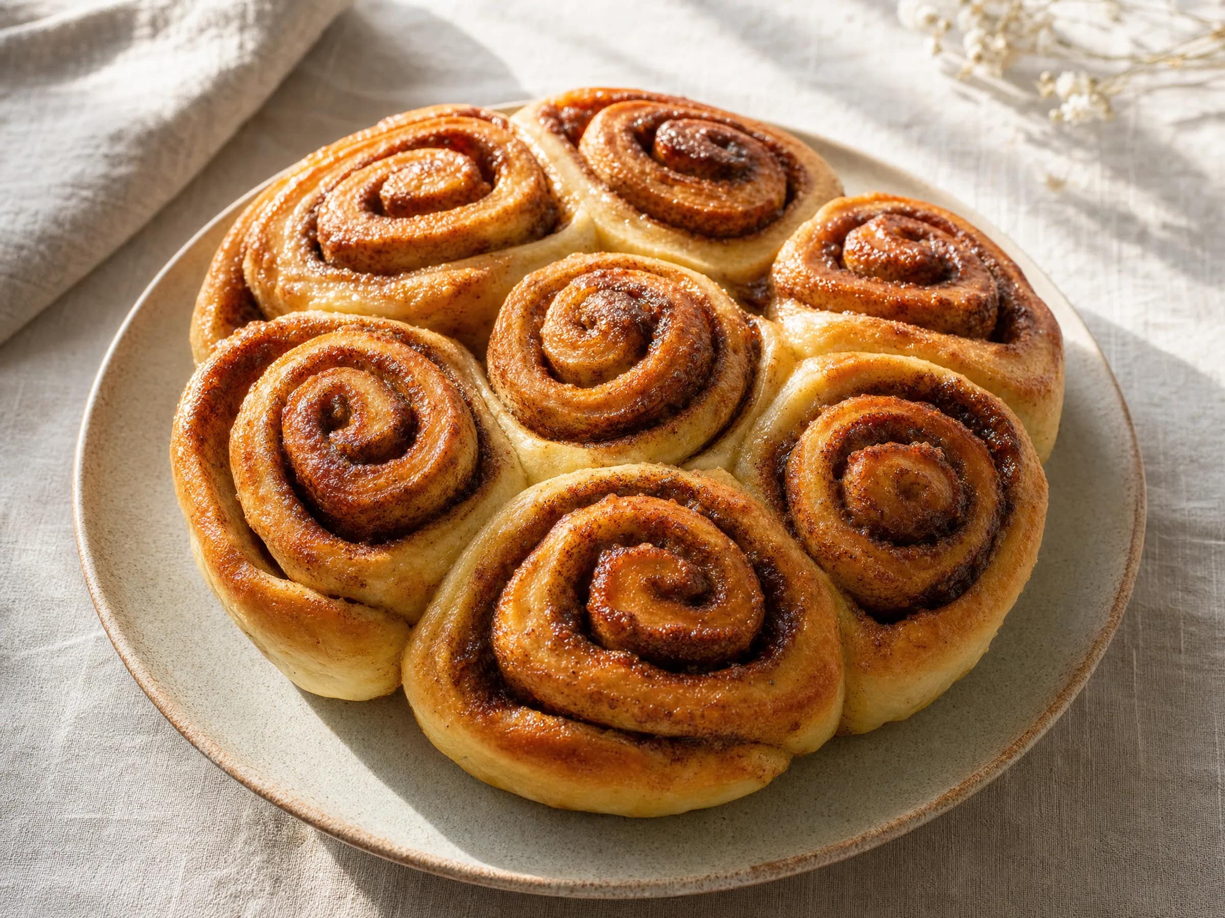 Schwedische Zimtschnecken mit Kardamom-Zimtfüllung