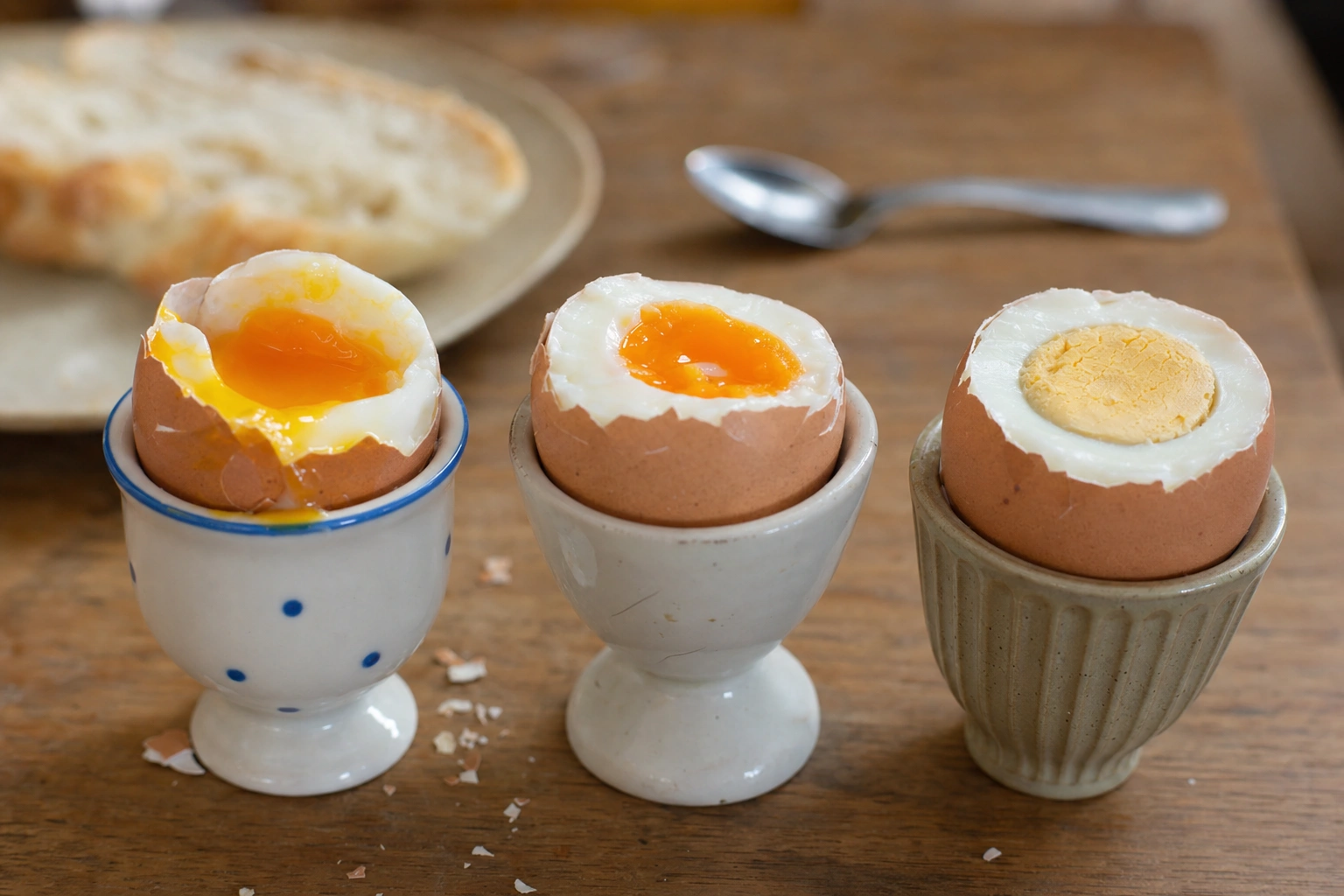 Realistische Bildanleitung zu „Eier kochen: weich, wachsweich oder hart auf den Punkt“