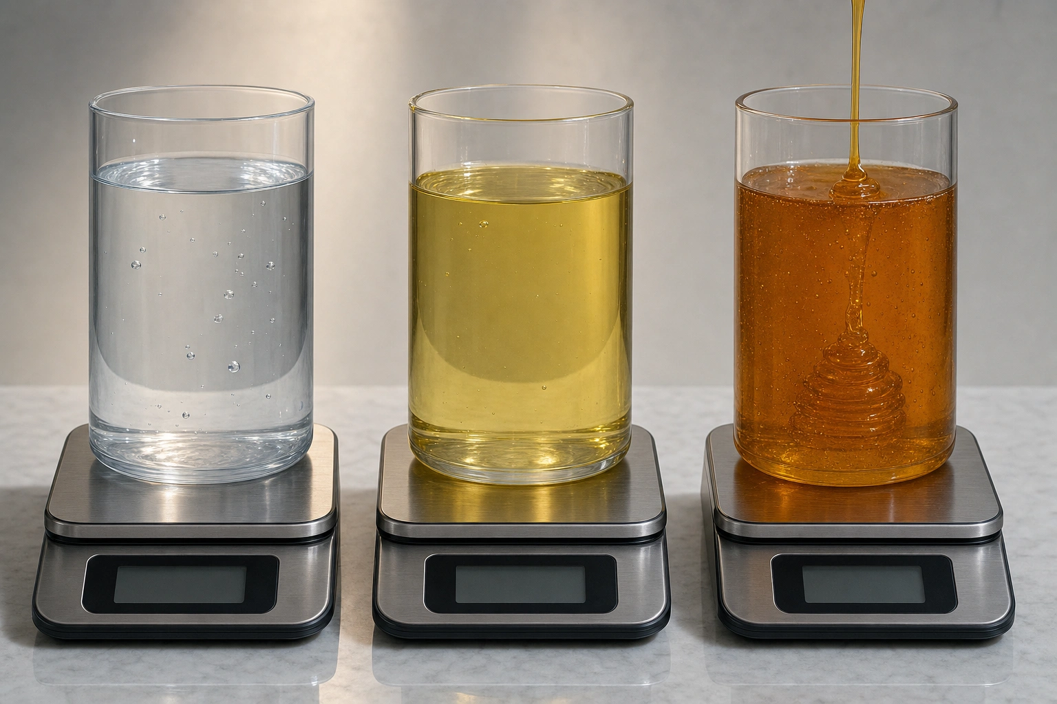 Realistische Bildanleitung zu „Gramm in Milliliter umrechnen: Rechner nach Zutat“