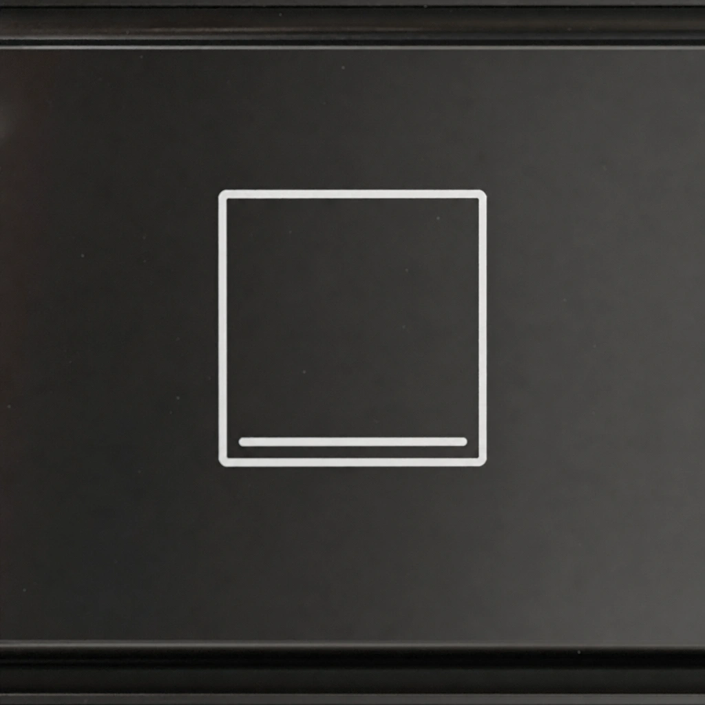Backofen-Symbol für Unterhitze