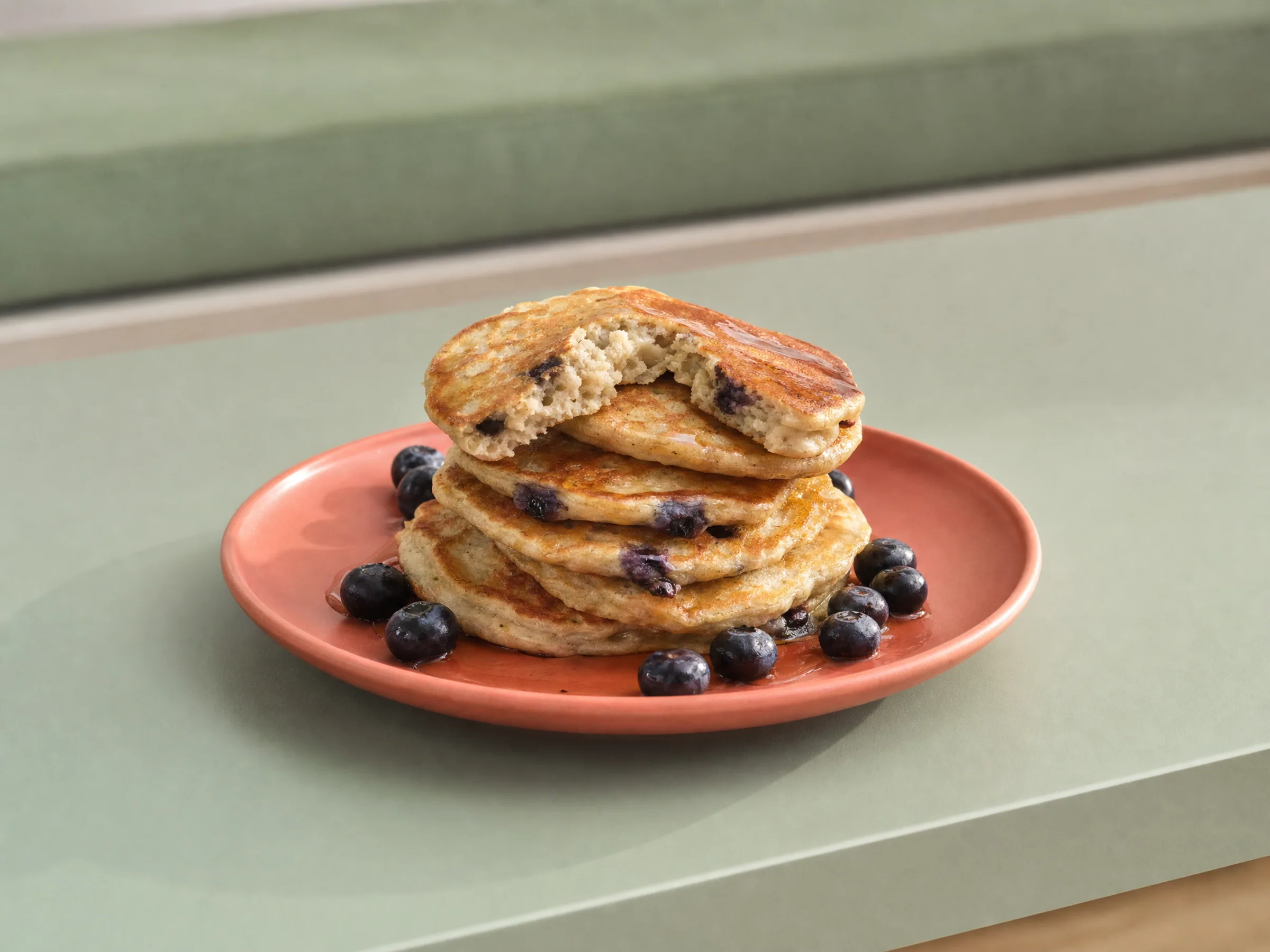 Vegane Bananen-Pancakes ohne Ei