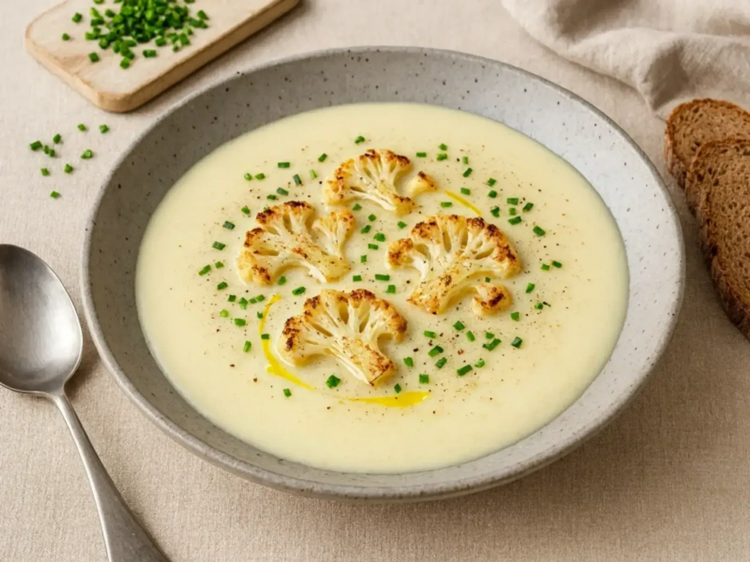 Cremige Blumenkohlsuppe