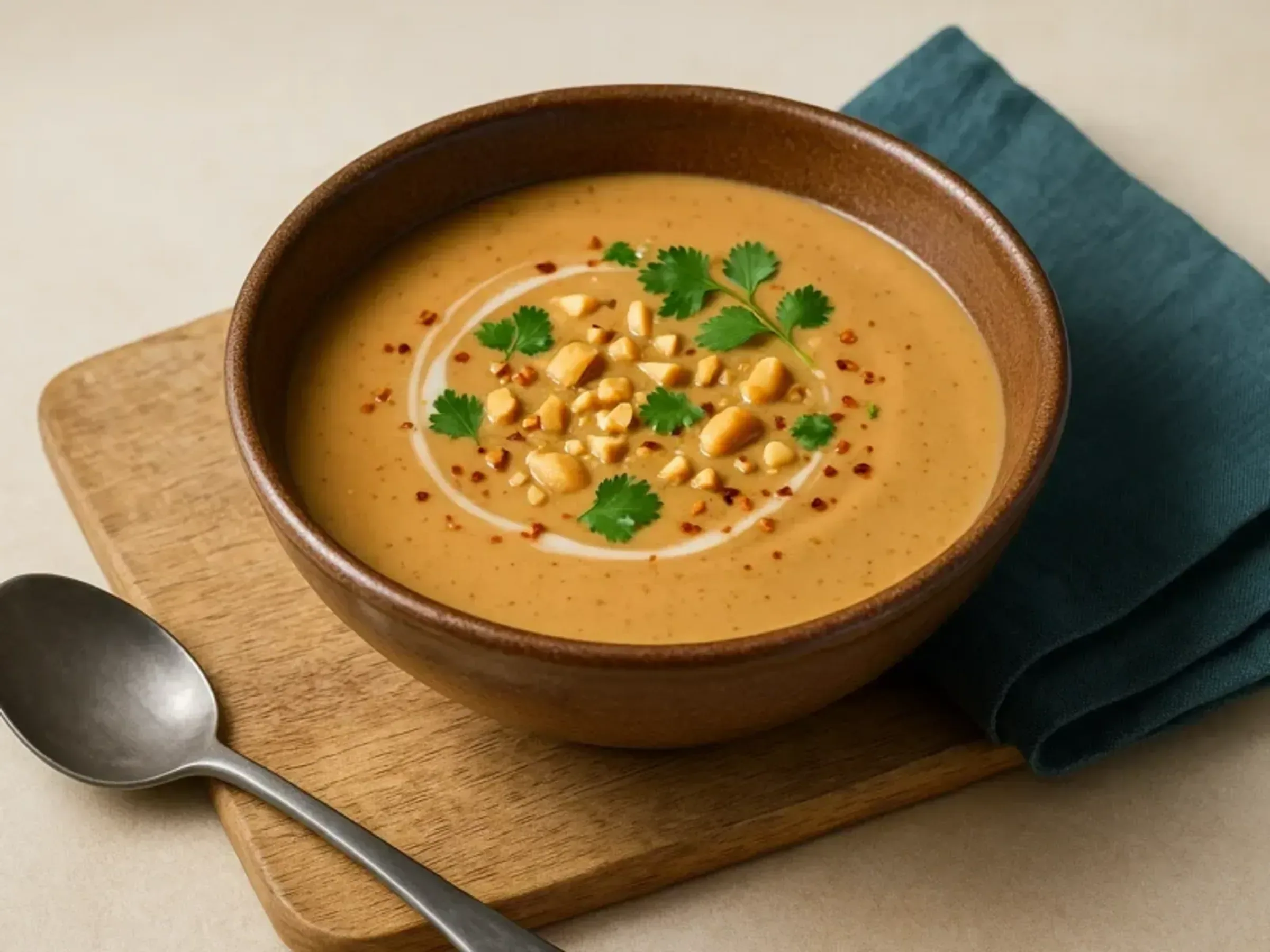 Cremige Erdnusssoße