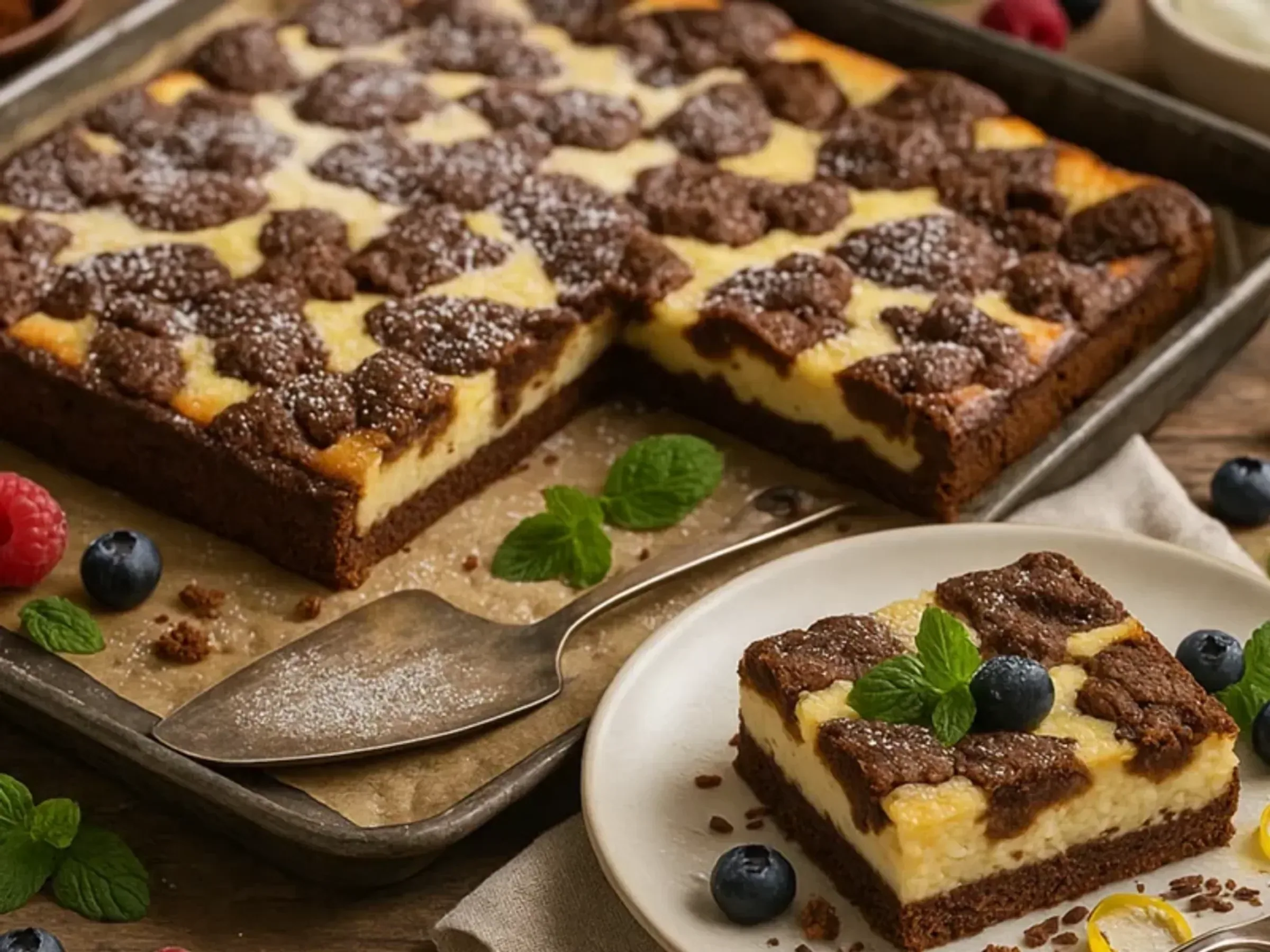 Russischer Zupfkuchen vom Blech