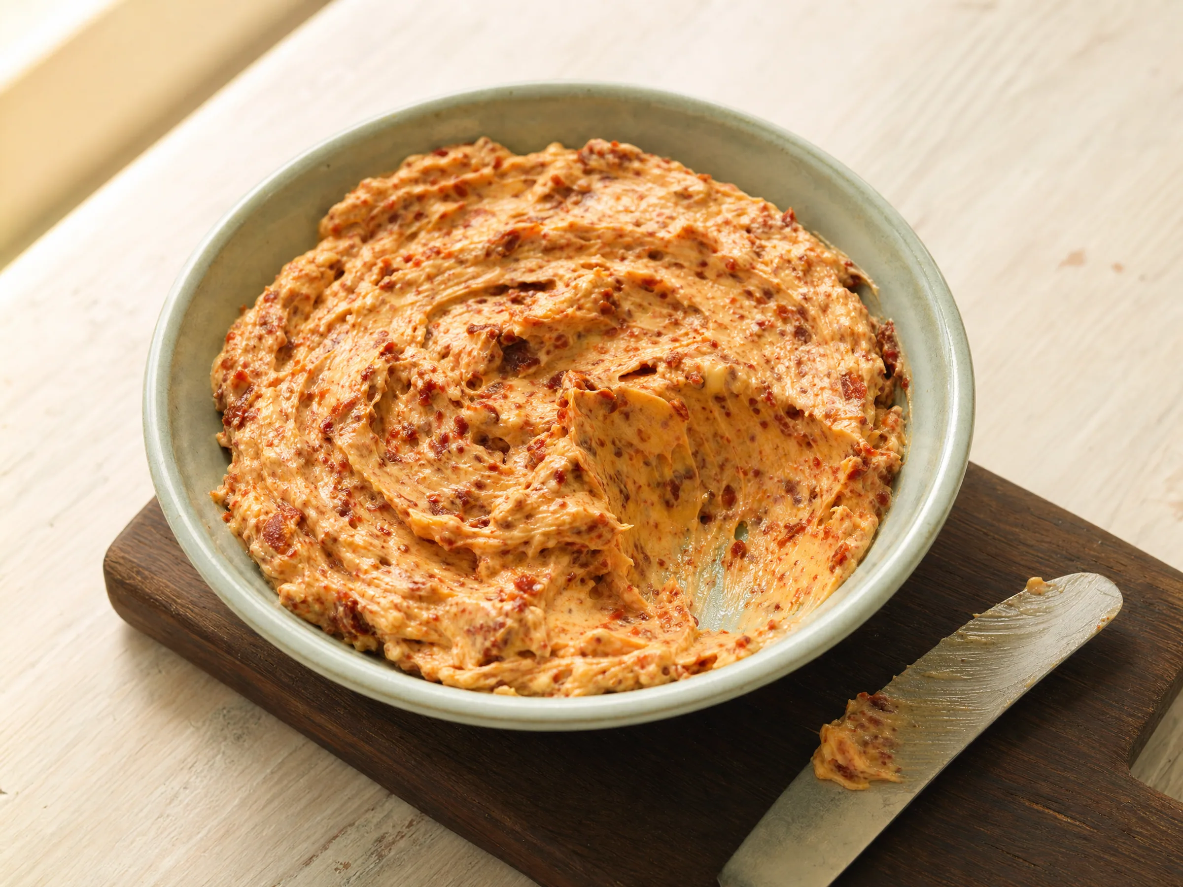 Tomatenbutter mit getrockneten Tomaten